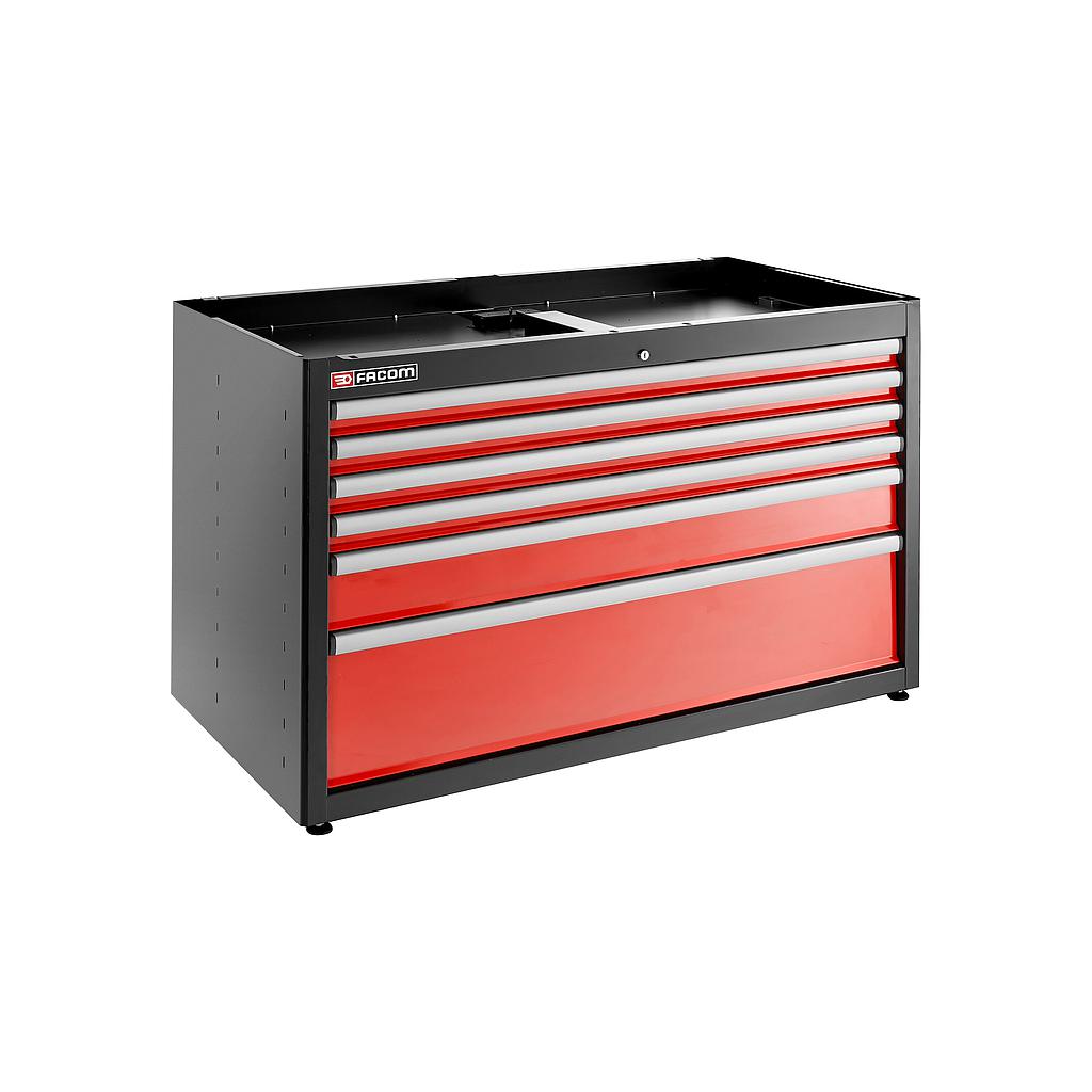 FACOM Jls3 Doppelunterschrank 6 Schub. Rot
