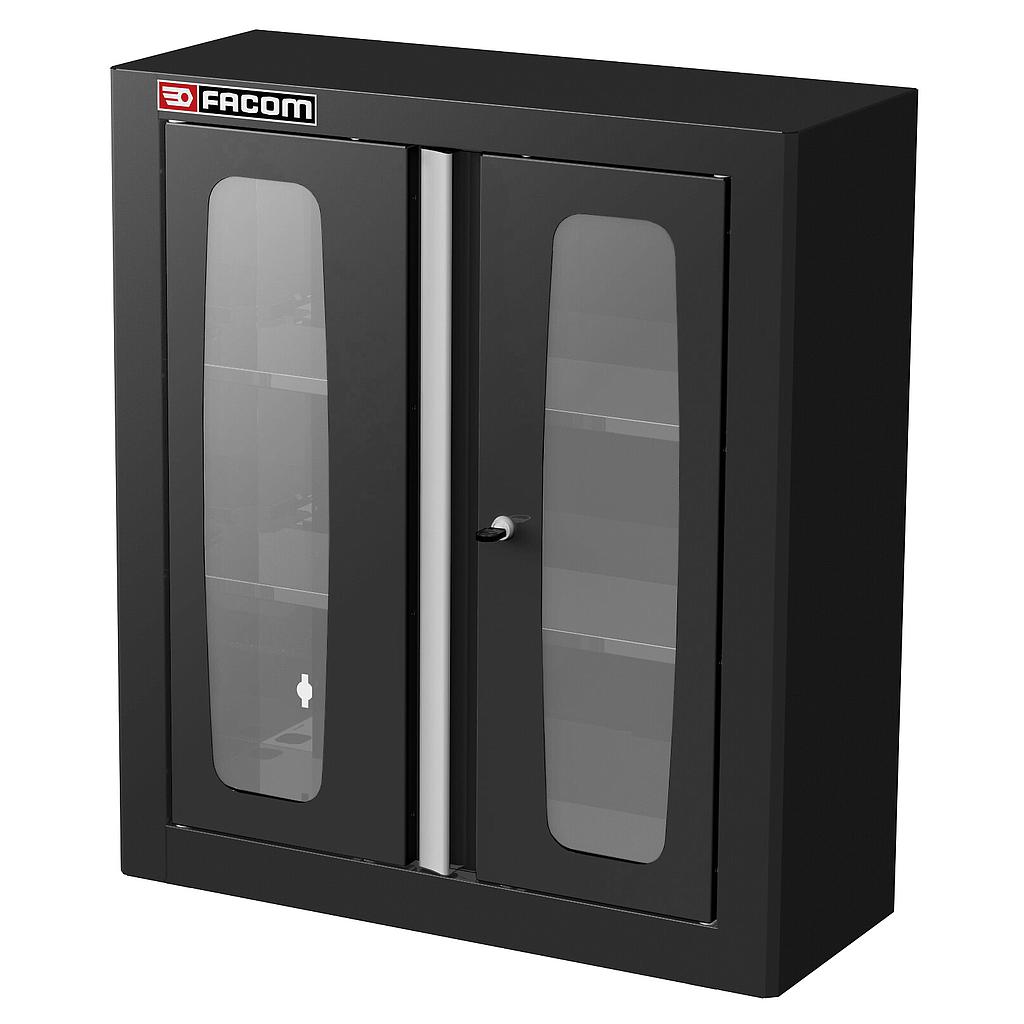 FACOM Jls3 Aufsatzschrank + 2Glastueren Schw