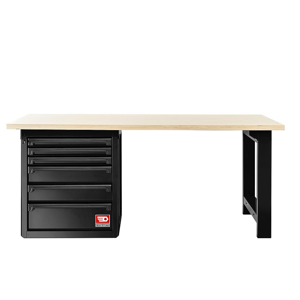 FACOM Rws Werkbank 2M + Edelstahlplatte