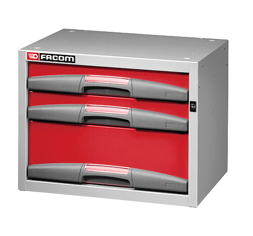 FACOM Regal Klein Tief 3 Schubladen Fest