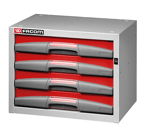 FACOM Regal Klein Tief 4 Schubladen Fest