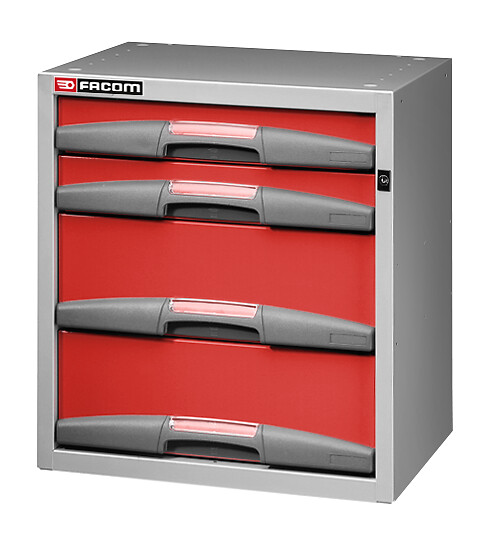 FACOM Regal Klein Hoch 4 Schubladen Fest
