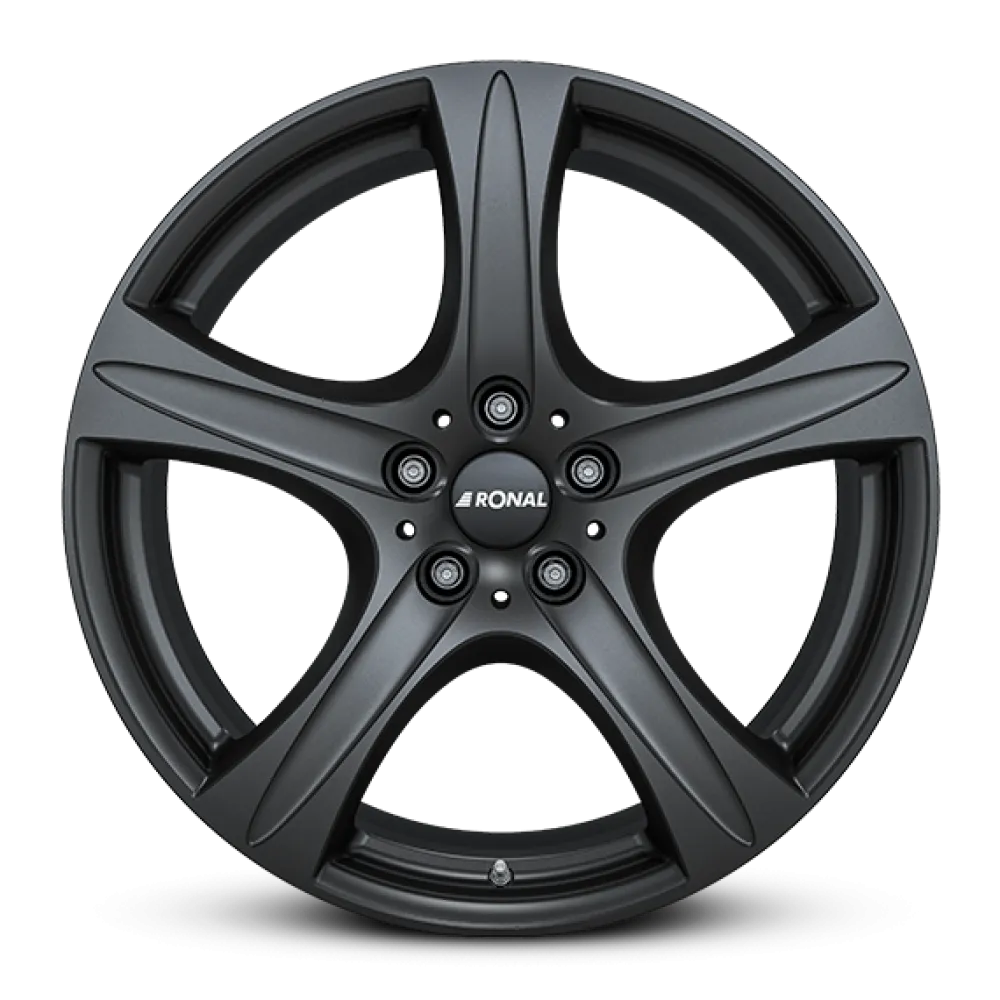 RONAL R55 SUV MATT BLACK 8.5x18 ET30 5x112 76.0