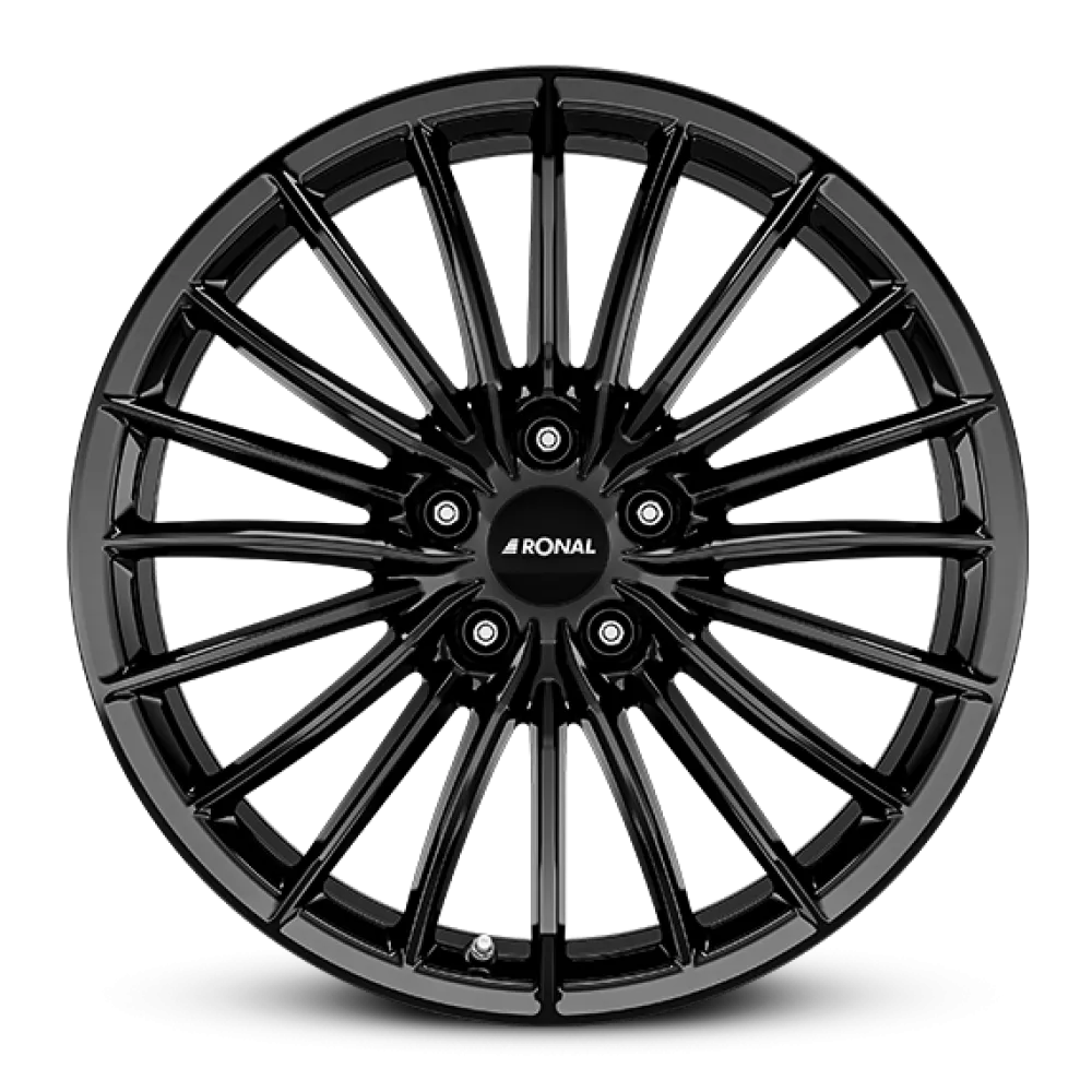 RONAL R68 JET BLACK 8.0x18 ET43 5x112 76.0 EAA