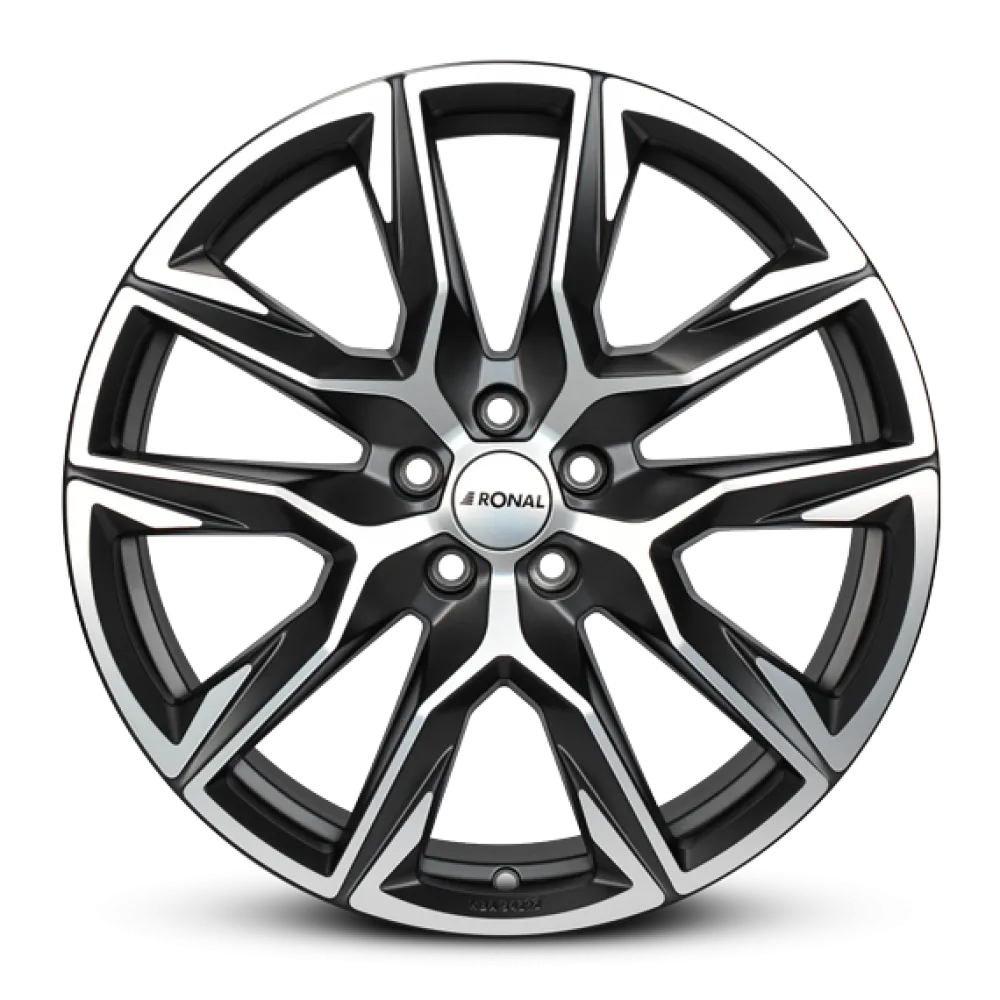 RONAL R71 ORBIT GREY-MATT-FRONT CUT 10.5x21 ET64 5x130 71.6