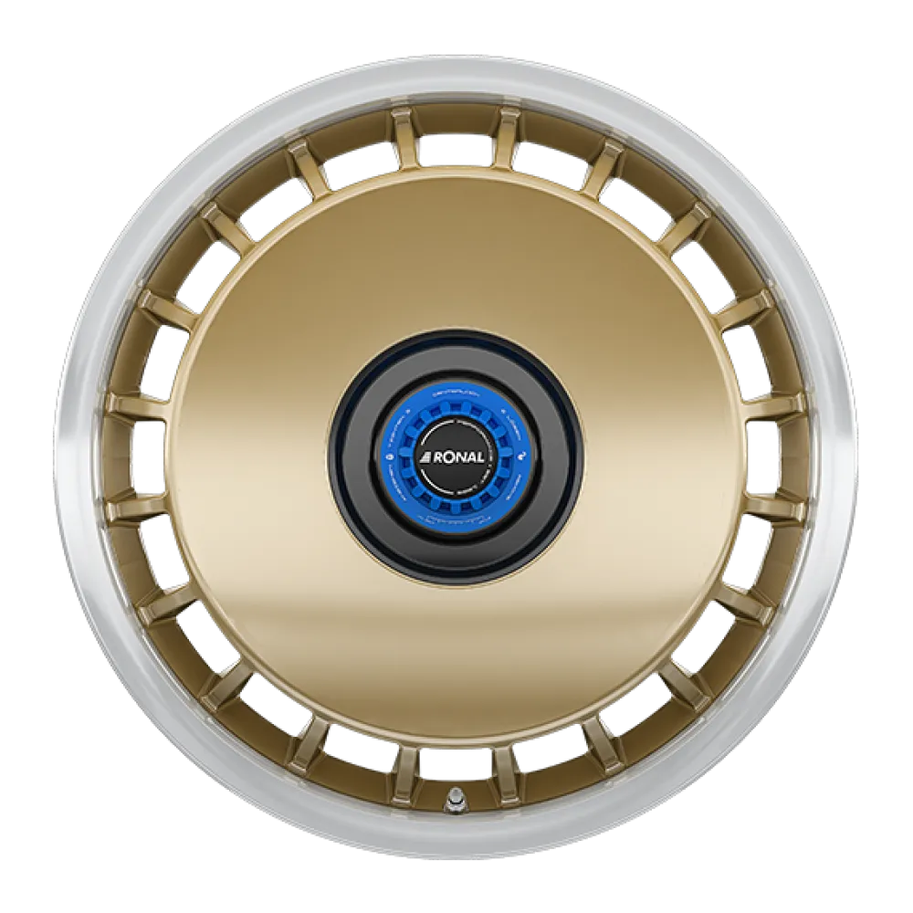 RONAL R50 REV-M RACING GOLD-RIM LIP CUT 8.0x18 ET50 5x120 65.0