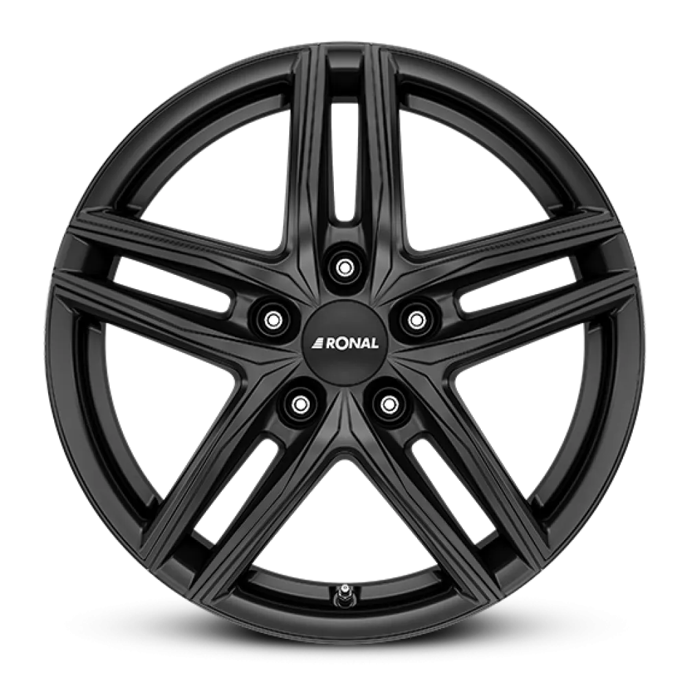 RONAL R65 JET BLACK-MATT 7.0x18 ET50 4x100 68.0