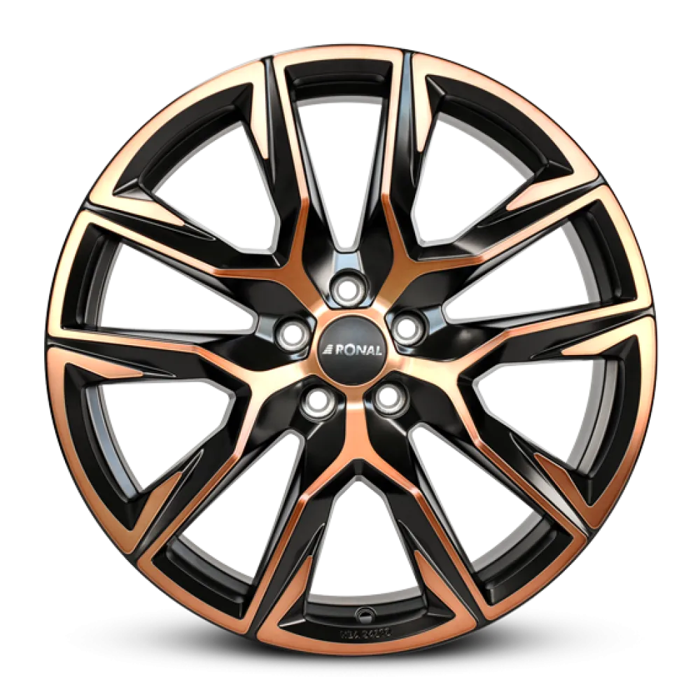 RONAL R71 JET BLACK-COPPER MATT 8.5x20 ET56 5x127 71.5