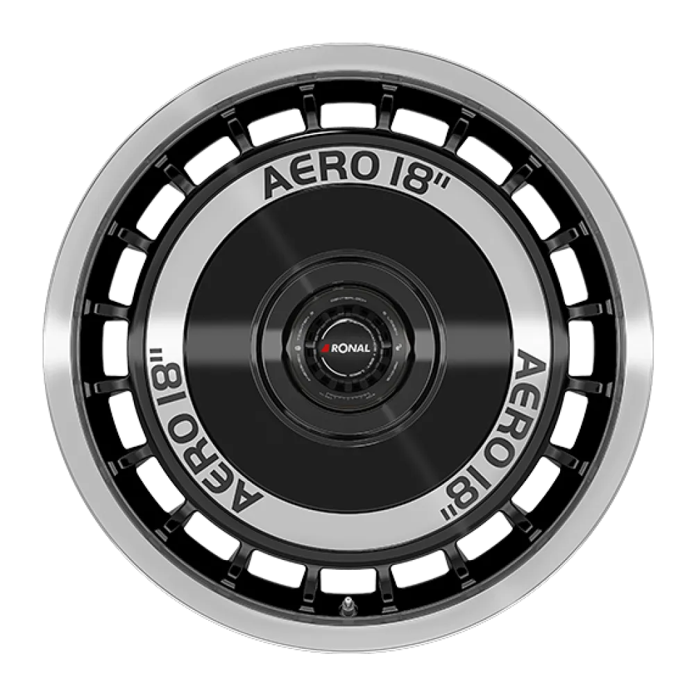 RONAL R50 REV-B BLACK-FRONT CUT 8.0x18 ET35 5x100 68.0