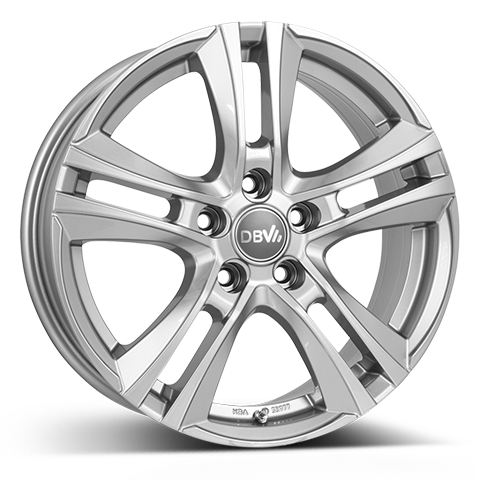 DBV Andorra II hyper silber 6.5x16 ET50 5x114.3 71.6