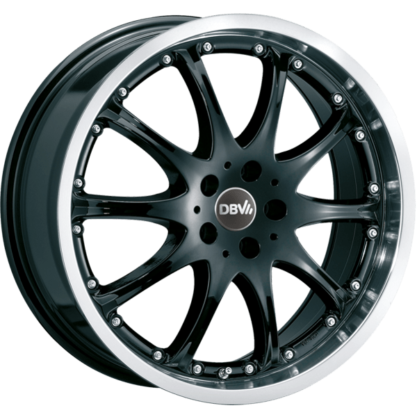 DBV Australia schwarz, horn poliert 7.0x15 ET40 5x114.3 74.1