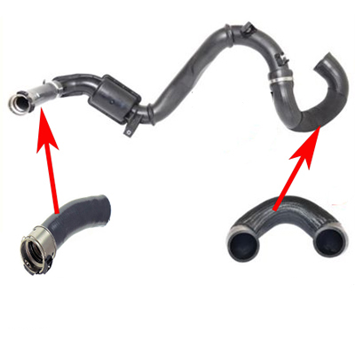 Turboschlauch LadeluftkÃ¼hlerschlauch zum Turbolader Trafic II