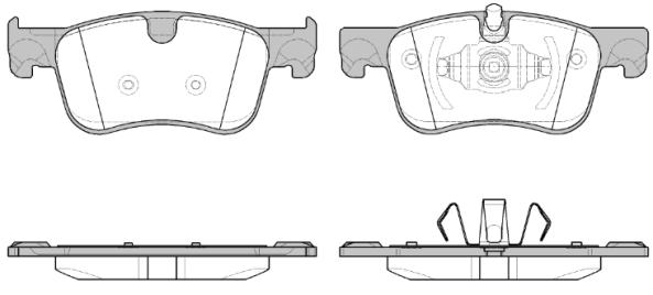 Plaquettes de frein C4 Picasso II avant