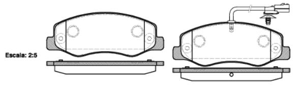 Bremsklötze Master IV 2.3 dCi hinten