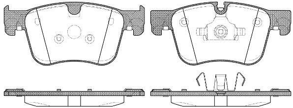 Plaquettes de frein avant Berlingo  C4 Picasso II / 308 II