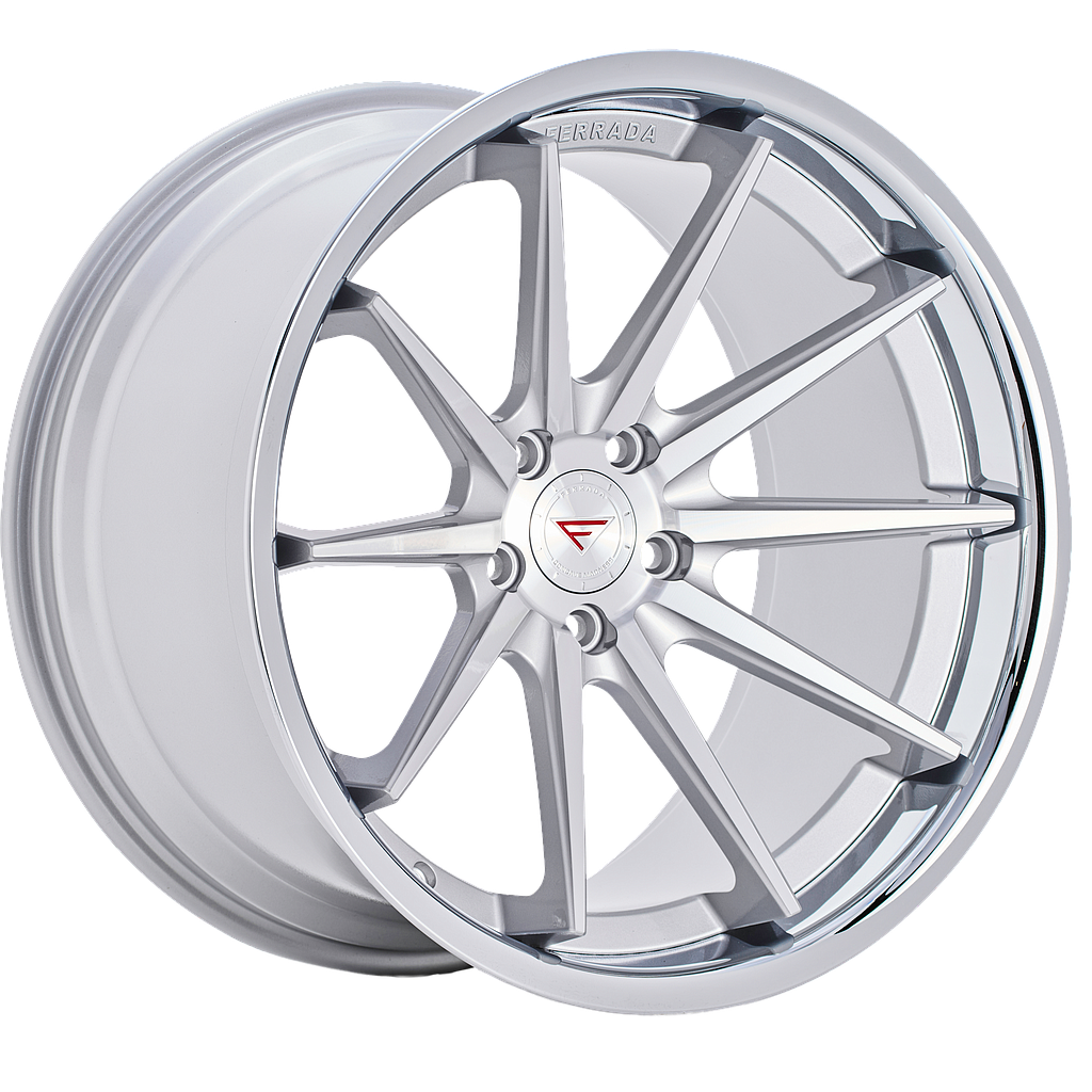 FERRADA FR4 Machine Silver / Chrome Lip 9x20 66.6 60° Kegel
