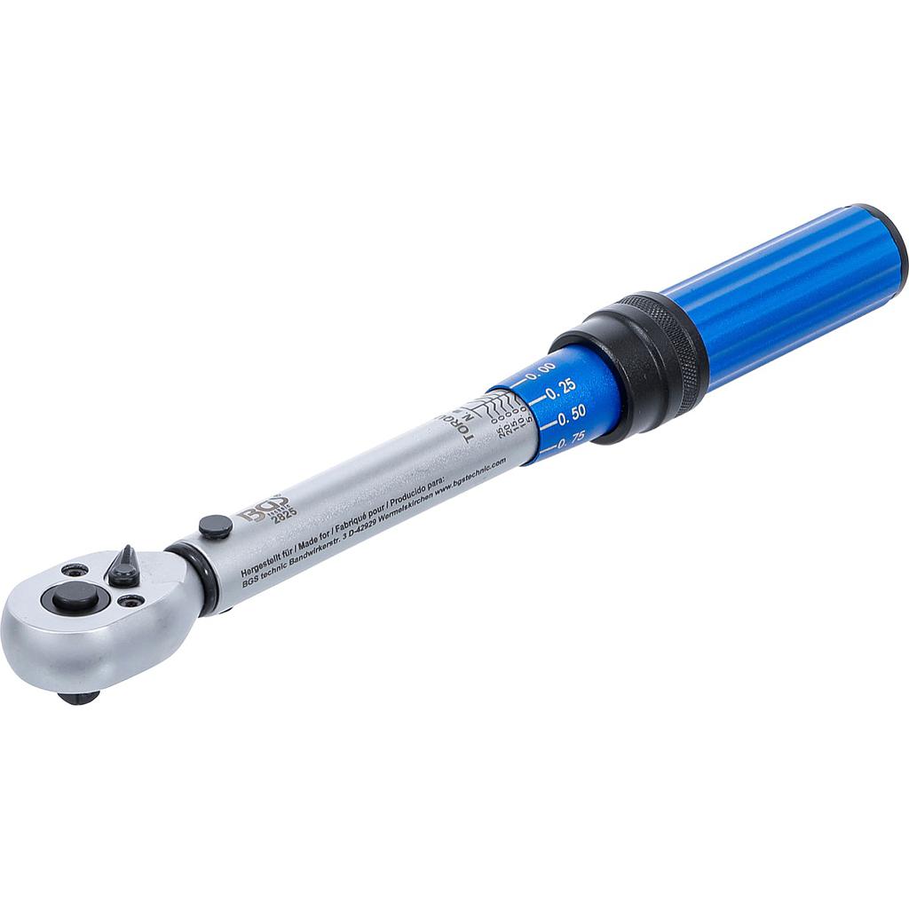 Drehmomentschlüssel | Abtrieb Aussenvierkant 6,3 mm (1/4