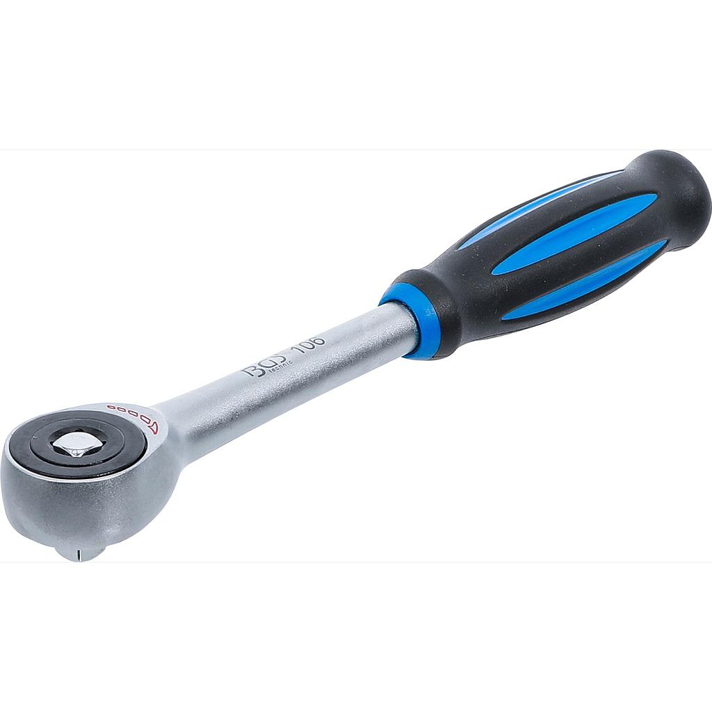Umschaltknarre mit Drehgriff | Abtrieb Aussenvierkant 10 mm (3/8&quot;)