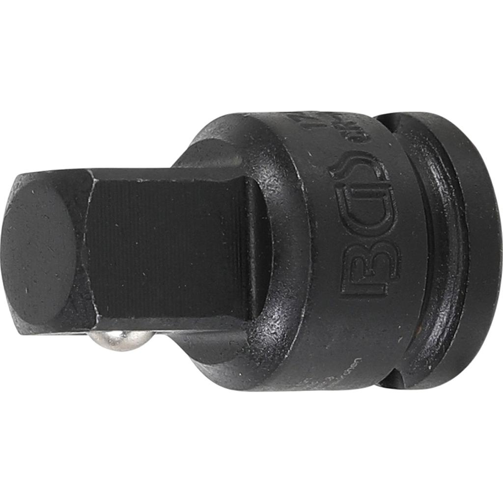 Kraft-Steckschlüssel-Adapter | Innenvierkant 10 mm (3/8&quot;) - Aussenvierkant 12,5 mm (1/2&quot;)