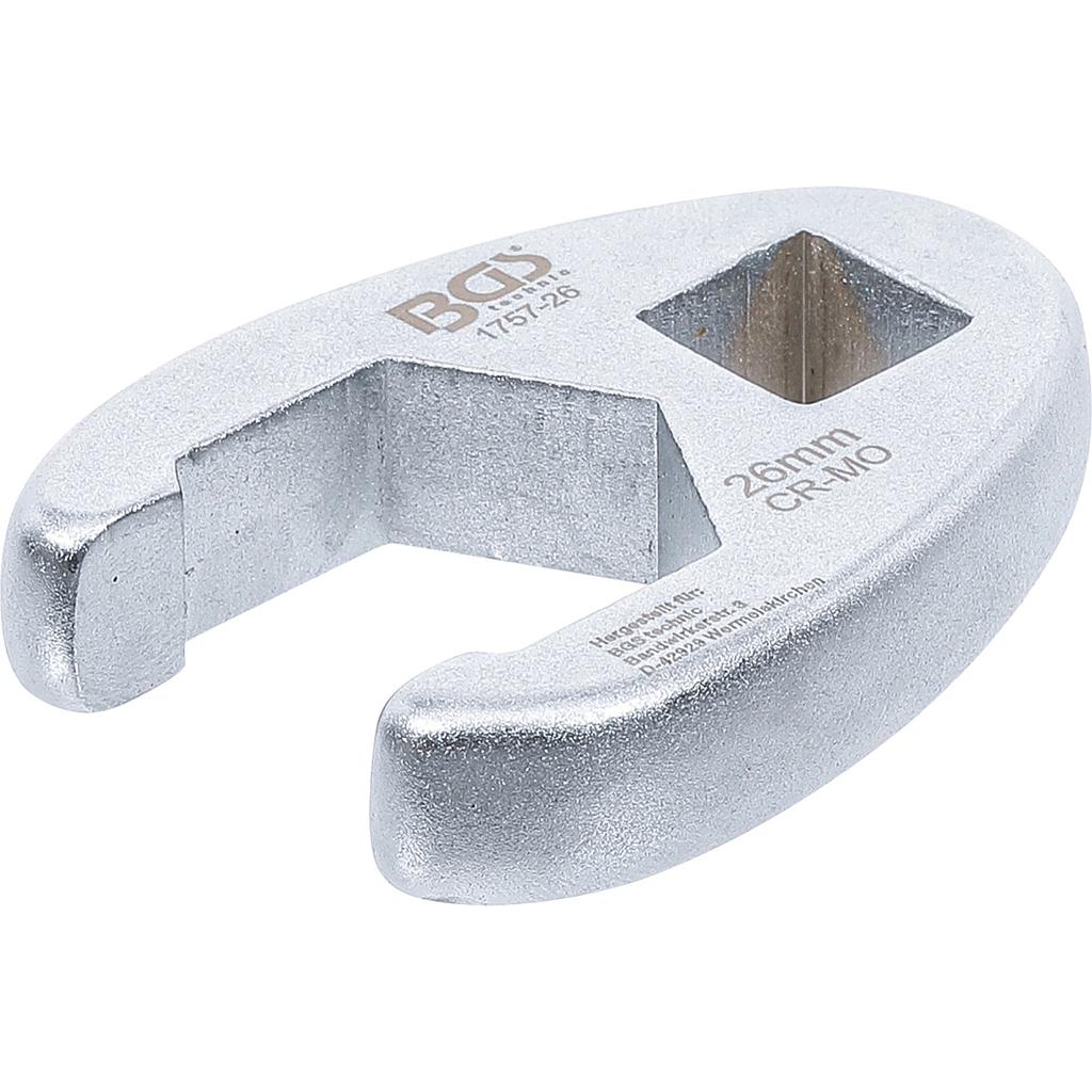 Hahnenfussschlüssel | Antrieb Innenvierkant 12,5 mm (1/2&quot;) | SW 26 mm