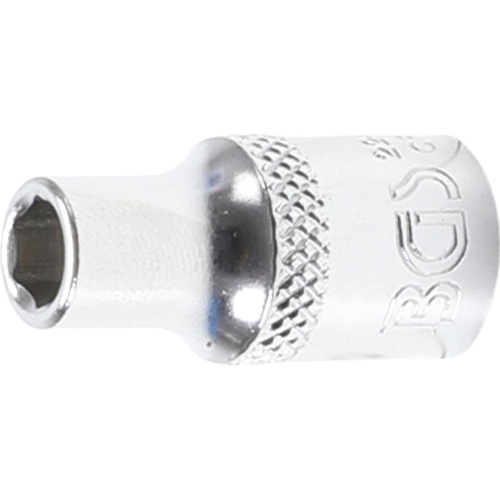 Steckschlüssel-Einsatz Sechskant | Antrieb Innenvierkant 6,3 mm (1/4&quot;) | SW 5 mm