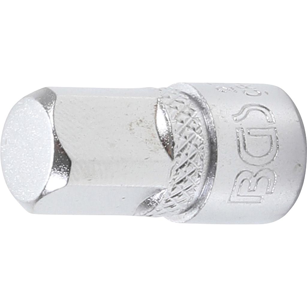 Steckschlüssel-Adapter | Innenvierkant 6,3 mm (1/4&quot;) - Aussenvierkant 10 mm (3/8&quot;)