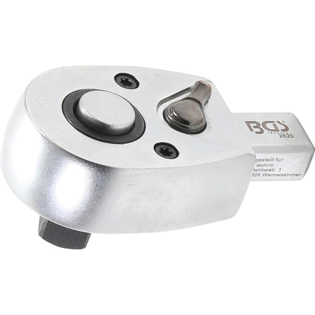 Einsteck-Umschaltknarre | 10 mm (3/8") | Aufnahme 9 x 12 mm