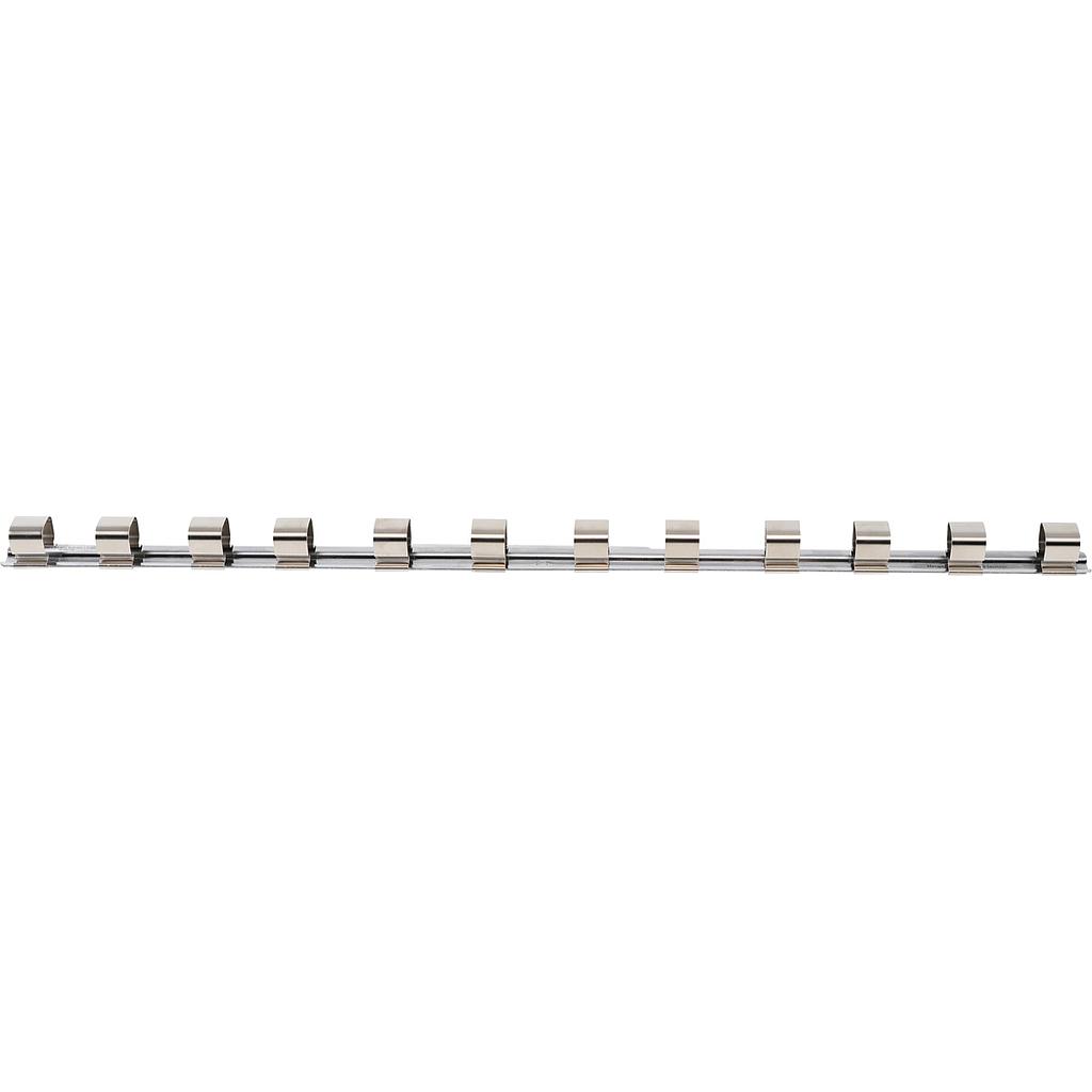Aufsteckschiene mit 12 Clips | 20 mm (3/4&quot;)