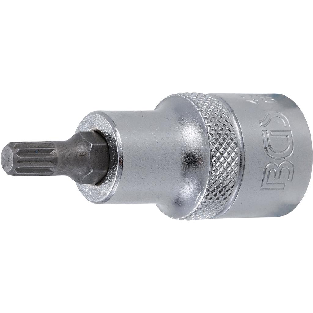 Bit-Einsatz | Antrieb Innenvierkant 12,5 mm (1/2&quot;) | Innenvielzahn (für XZN) M6