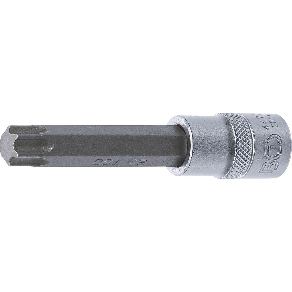 Bit-Einsatz | Länge 100 mm | Antrieb Innenvierkant 12,5 mm (1/2") | T-Profil (für Torx) T60