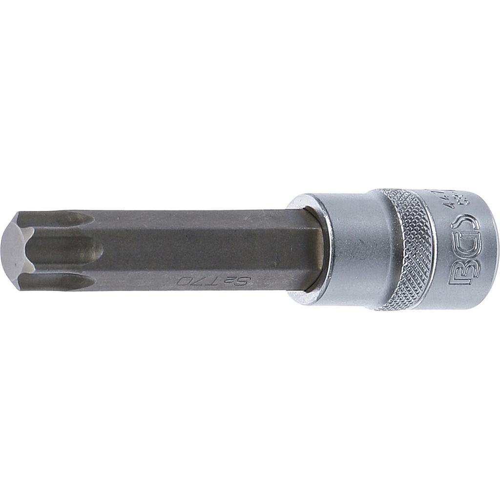 Bit-Einsatz | Länge 100 mm | Antrieb Innenvierkant 12,5 mm (1/2") | T-Profil (für Torx) T70