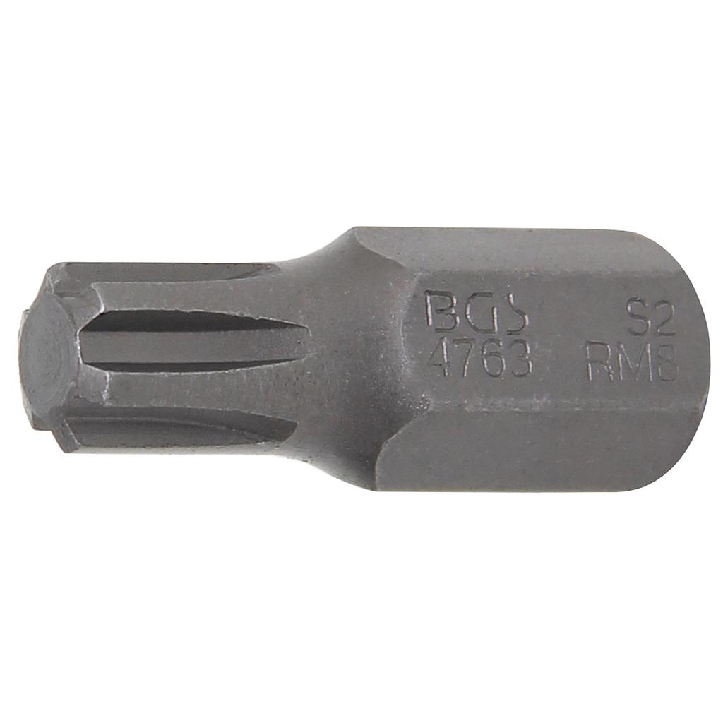 Bit | Antrieb Aussensechskant 10 mm (3/8&quot;) | Keil-Profil (für RIBE) M8