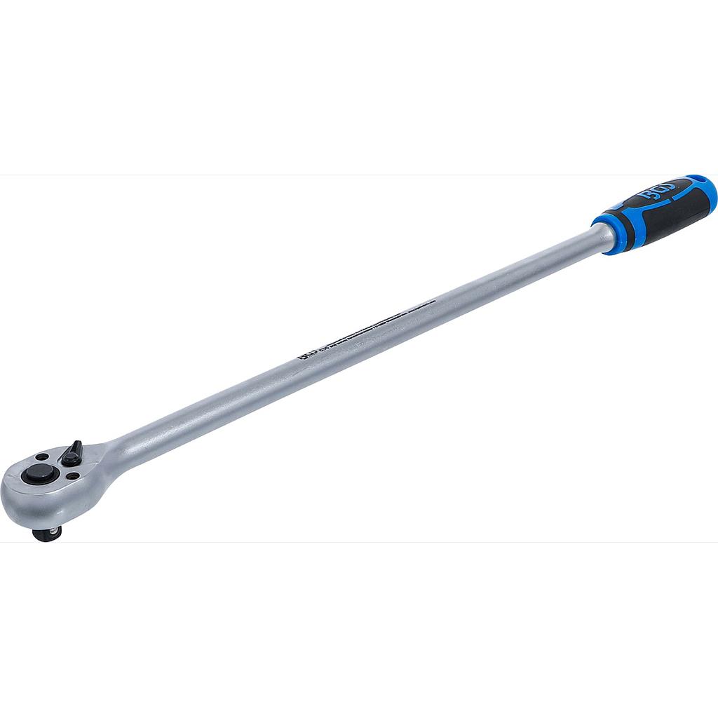 Umschaltknarre | extra lang | Abtrieb Aussenvierkant 10 mm (3/8&quot;) | 455 mm
