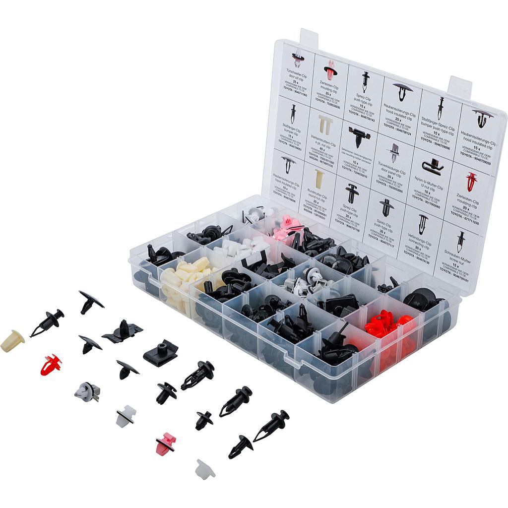 Kfz-Befestigungsclip-Sortiment für Toyota, Lexus | 360-tlg.