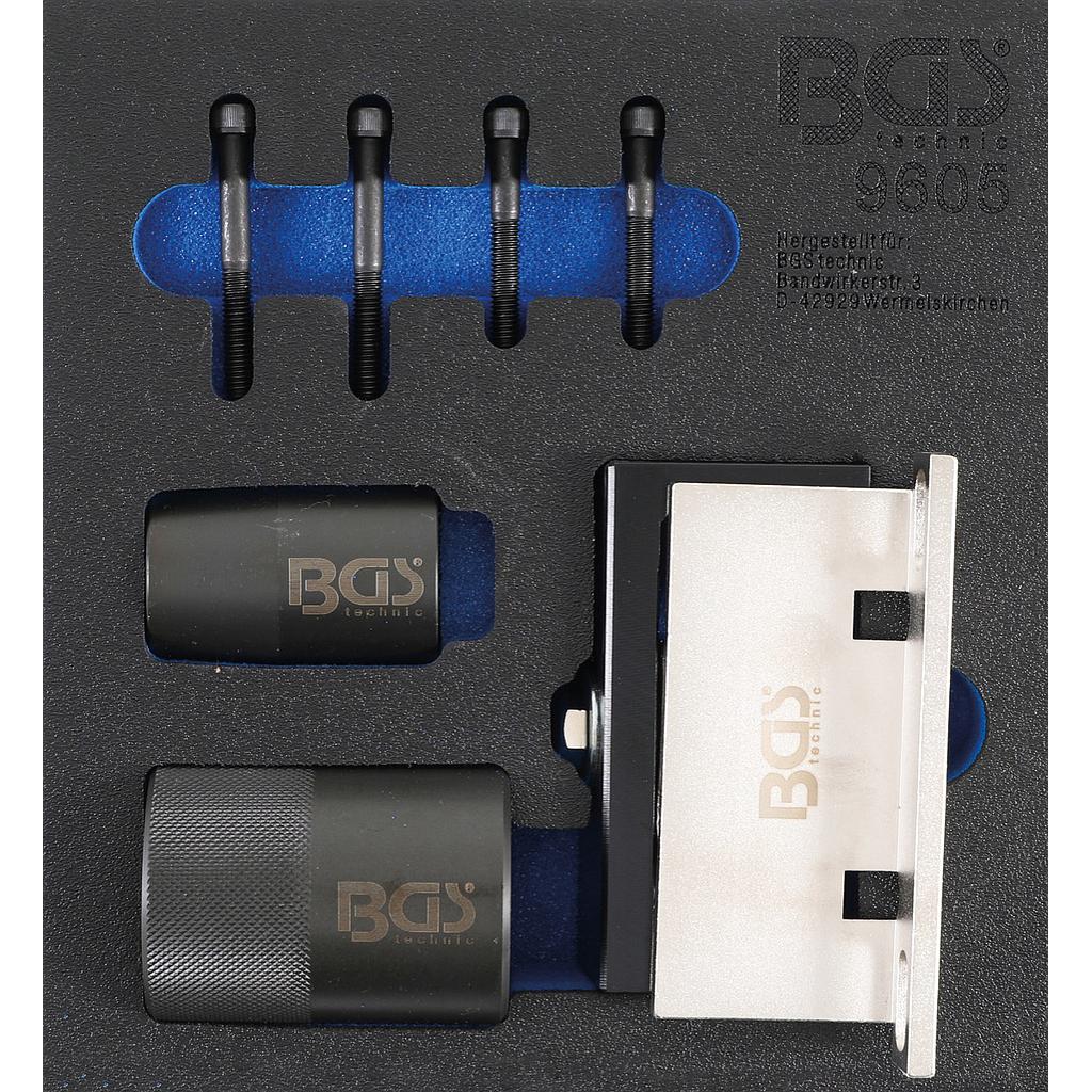 Werkstattwageneinlage 1/6: Nockenwellen-Haltewerkzeug- und Kurbelwellendichtring-Werkzeug-Satz | für Ford, Volvo 2.5 Turbo