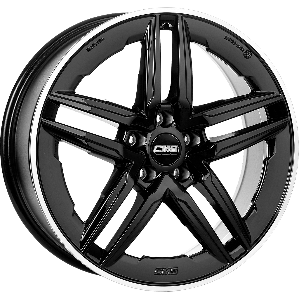 CMS C29-AERO Diamant Horn Schwarz Glanz 7.5x18 65.1 R14
