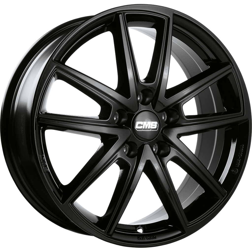 CMS C30 Schwarz Glanz 6.5x16 57.1 60° Kegel