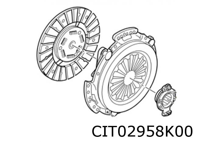 Ens. Embrayage Berlingo/BX/Xantia/Xsara/ZX