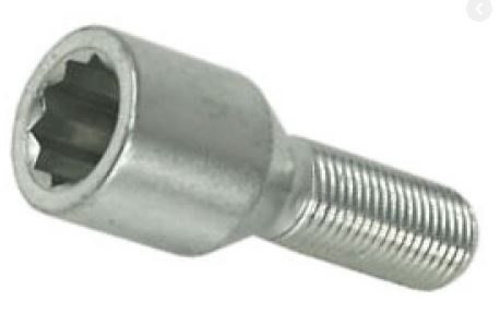 Boulon de roue M14x1.25 Cône 60° SW-Étoile L-30 galvanisé