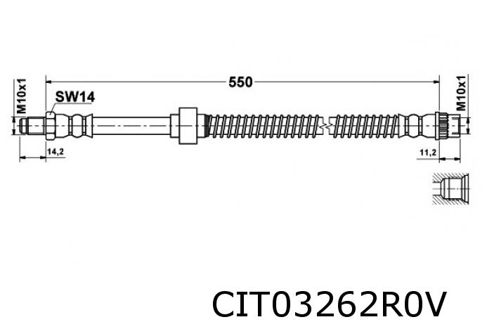 Bremsschlauch C5 vorne