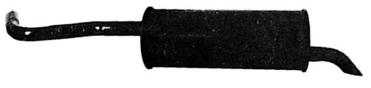 Auspufftopf BX Berline hinten