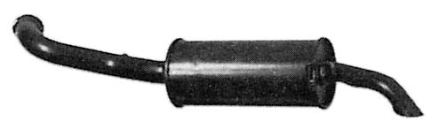 Pot echappement BX BL Cat arrière