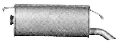 Pot echappement XM 4 cyl arrière