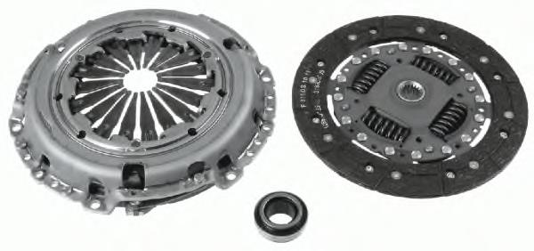 PSA (1.6HDi-55/68/80kw) koppelingset 3-delig
