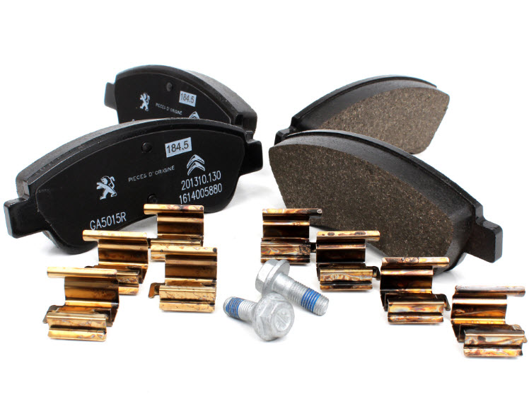 Bremsbeläge vorne PSA 1/02- (1.1i/1.4i/1.4i-16V/1.6i-16V/1.8i-16V/1.6HDi/1.9D/2.0HDi)