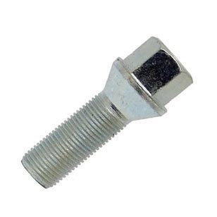Lug bolt M12x1.25 Conical 60° SW--17 L--28 silver
