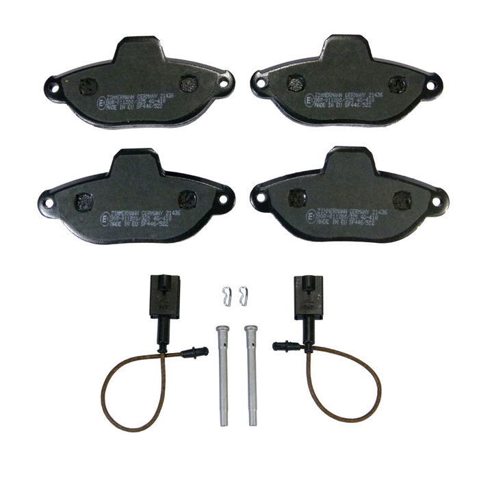 Pastiglie freno anteriore con accessori Fiat 500 500C Typ 1,2 69 PS